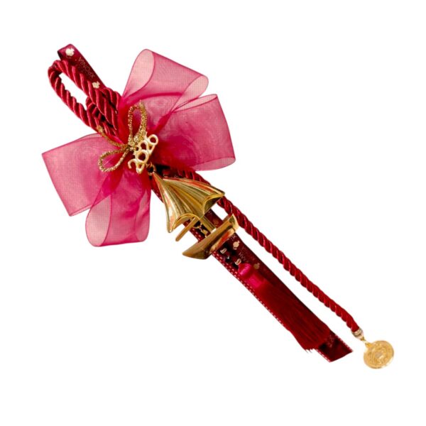 Μεταλλικά γούρια 2026 επίχρυσα κρεμαστά