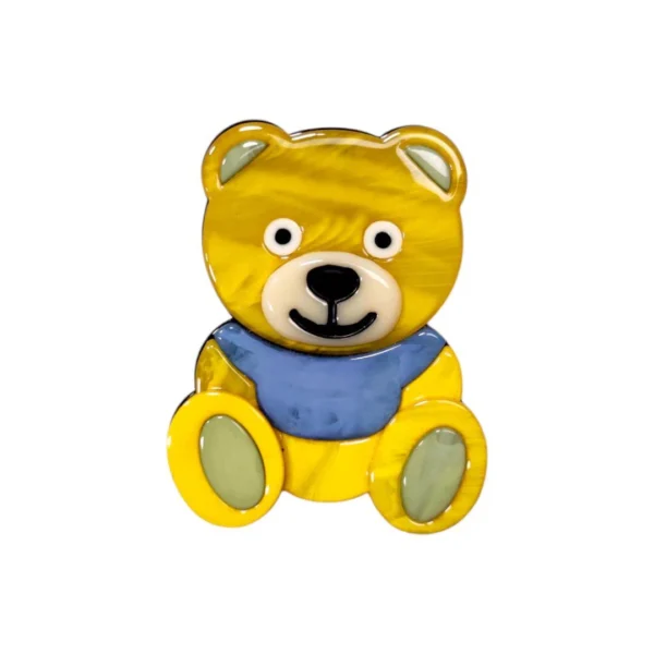 καρφίτσα αρκουδάκι από plexiglass – ένα glossy charm με στυλ και συναίσθημα.