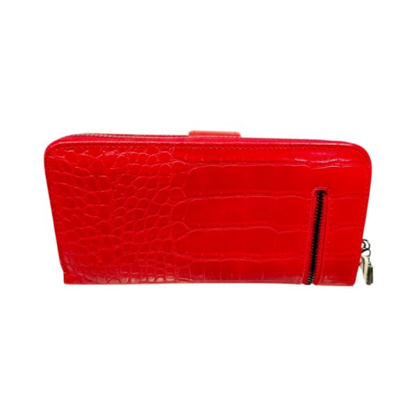 Γυναικείο Πορτοφόλι Bag to Bag “Scarlet Croco” – Φλογερή Κομψότητα