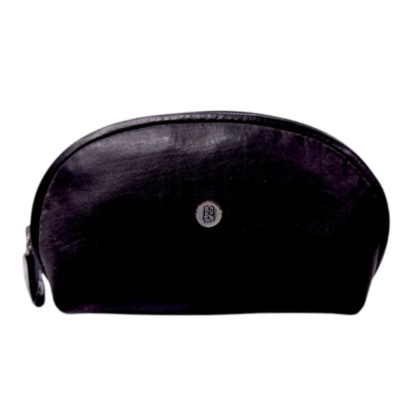 Γυναικείο Δερμάτινο Πορτοφόλι M S Leather μαύρο βαρελάκι Avenue Fashion