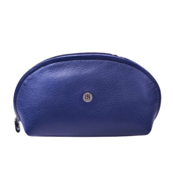 Γυναικείο Δερμάτινο Πορτοφόλι M S Leather μπλε βαρελάκι Avenue Fashion