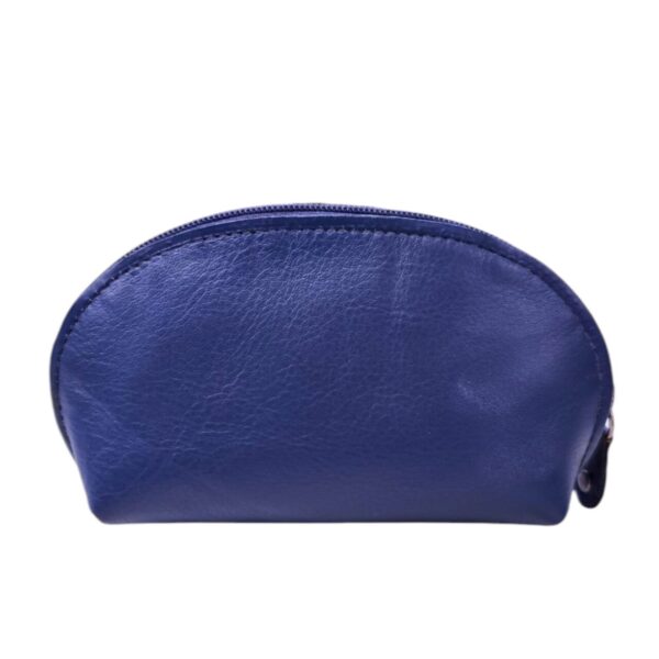 Γυναικείο Δερμάτινο Πορτοφόλι M S Leather μπλε βαρελάκι Avenue Fashion