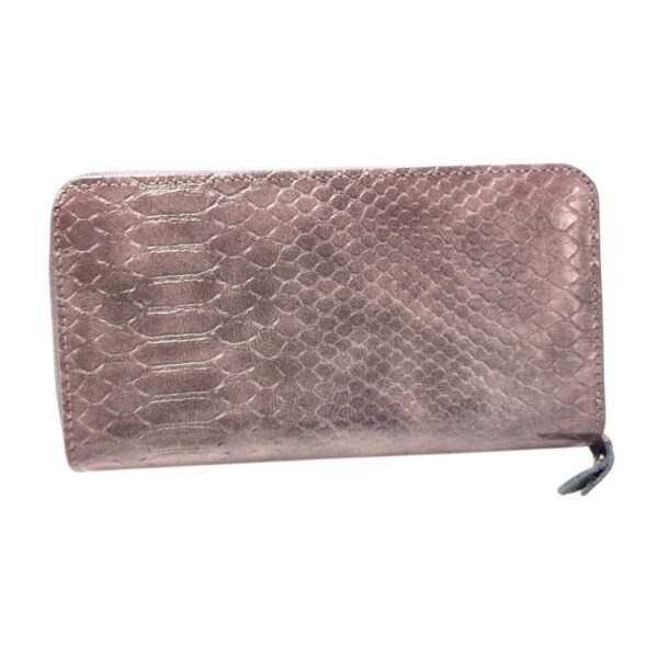 Γυναικείο Δερμάτινο Πορτοφόλι Snake: 1 Διαχρονική Taupe Επιλογή | Avenue Fashion