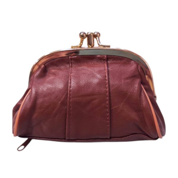 Γυναικείο Δερμάτινο Πορτοφόλι Ταμπά με κούμπωμα κλικ κλατς Avenue Fashion