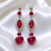Χειροποίητα Σκουλαρίκια Crimson Muse Avenue Fashion Αθήνα Καλλιθέα