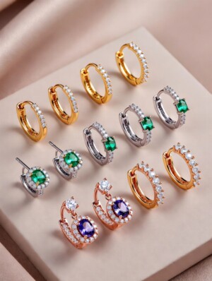 Γυναικεία σκουλαρίκια με κομψό και μοντέρνο σχεδιασμό