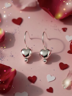 σκουλαρίκια για τον άγιο βαλεντίνο