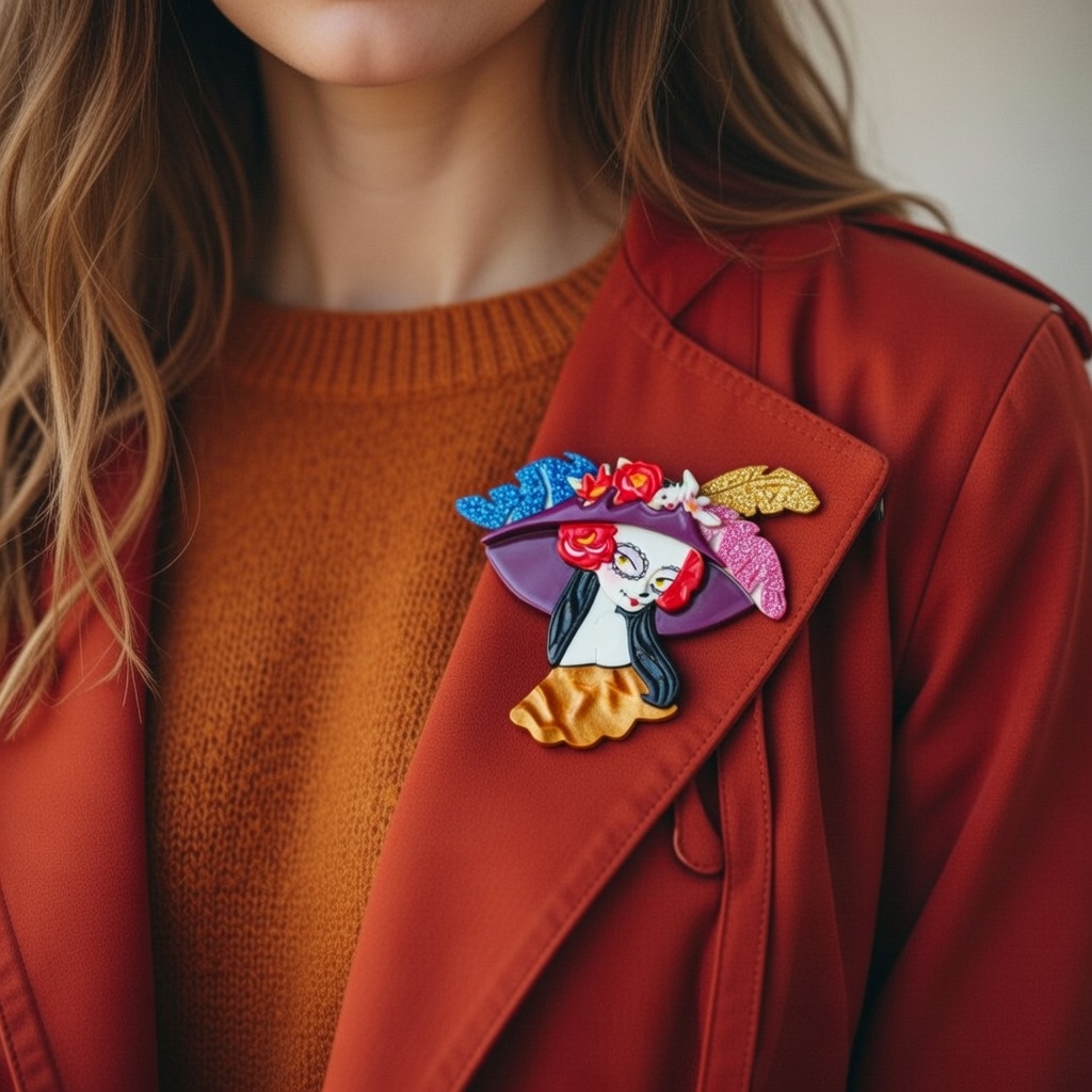 γυναικειες καρφιτσες με plexiglass